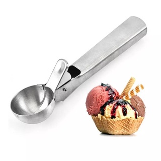 ภาพหน้าปกสินค้าที่ตักไอตืม ที่ตักไอศกรีมสแตนเลส 430 พร้อมส่ง ice cream scoop ที่เกี่ยวข้อง