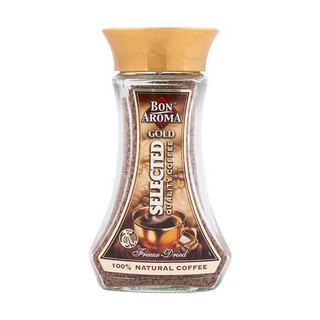 Bon Aroma Gold Selected บอนอโรม่า โกลด์ ซีเล็คเต็ด กาแฟสำเร็จรูป 100g.