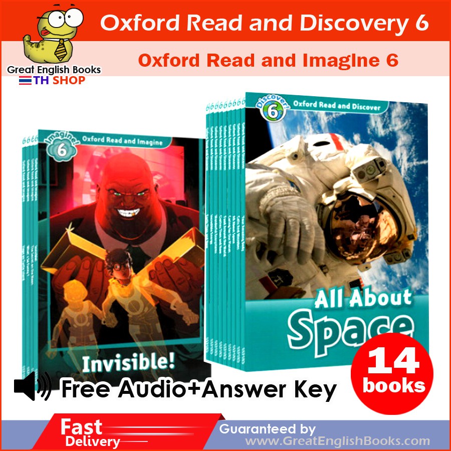 พร้อมส่ง-หนังสือ-oxford-read-and-discover-และ-oxford-read-and-imagine-level-6-14-books-free-audio-answer-key