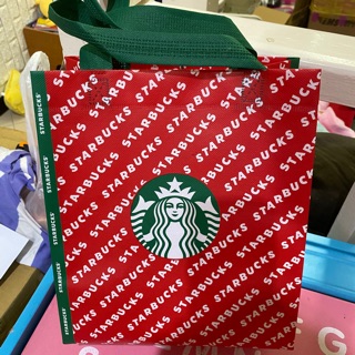 (BG3) ถุงใส่ของ Starbucks Korea ลายตัวอักษร