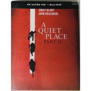 Quiet Place Part II, A /ดินแดนไร้เสียง 2 (4K+Blu-ray Steelbook) (4K/BD มีเสียงไทย มีซับไทย) (Boomerang) (หนังใหม่)