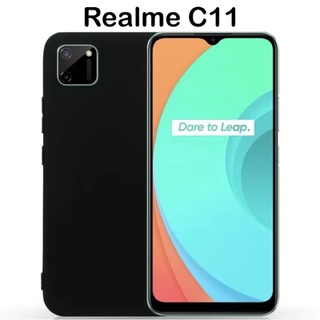 [ส่งจากไทย] Case Realme C11 2021 เคสโทรศัพท์ เรียวมี เคสนิ่ม tpu เคสสีดํา เคสซิลิโคน