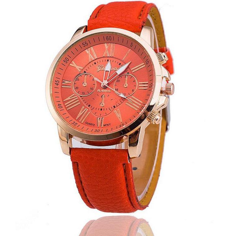 ภาพขนาดย่อของภาพหน้าปกสินค้านาฬิกาข้อมือแฟชั่น นาฬิกาคู่รัก Geneva Watch 1130 สำหรับผู้หญิง จากร้าน vansvar.th บน Shopee