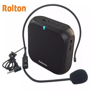 ภาพขนาดย่อของภาพหน้าปกสินค้า(ไมค์wireless,วิทยุFM) Rolton K400FM ไมค์ลอย ไมค์ไร้สาย ไมค์ช่วยสอน ลำโพงพกพา ลำโพง ไมค์ลอย วิทยุ K400 FM จากร้าน egadgetthailand.official บน Shopee ภาพที่ 5