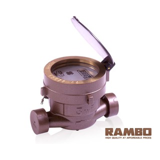 มิเตอร์น้ำทองเหลือง รุ่น RAMBO-15 (1/2")