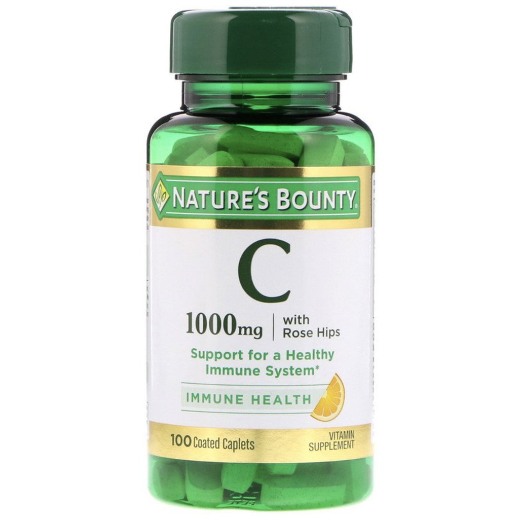 ผลิตอเมริกา-vitamin-c-1000-c-with-rose-hips-natures-bounty-vitamin-c-1000-mg-100-caplets-วิตามินซี-โรสฮิป-วิตามิน