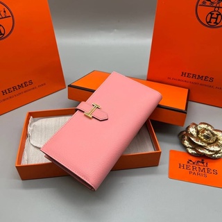 Hermes wallet Grade Vip Size 19 cm  อปก.Fullboxset