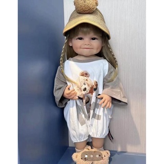 ของเล่นเด็ก ตุ๊กตาบาร์บี้ ซิลิโคนนุ่ม เพ้นท์มือ RAYA Rebirth ขนาด 55 ซม. เพื่อการเรียนรู้ ของขวัญวันเกิด
