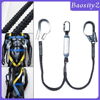 ภาพหน้าปกสินค้า[BAOSITY2] Protective Safety Harness Fall Protection Lanyard with Hook Construction ที่เกี่ยวข้อง