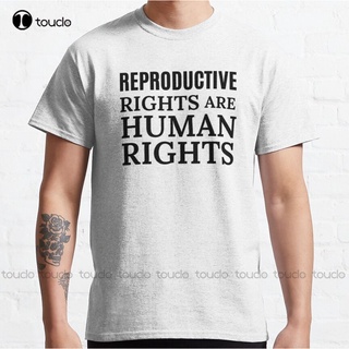 T-shirt  เสื้อยืด พิมพ์ลายดิจิทัล Rights, Pro Roe Clic สไตล์เรโทร สําหรับผู้ใหญ่S-5XL