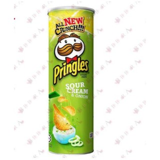 Pringles มันฝรั่งแผ่นทอดกรอบ SOUR CREAM &amp; ONION