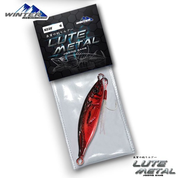 เหยื่อปลอม เหยื่อจิ๊กกิ้ง WINTER LUTE METAL Jigging Fishing Bait Lure