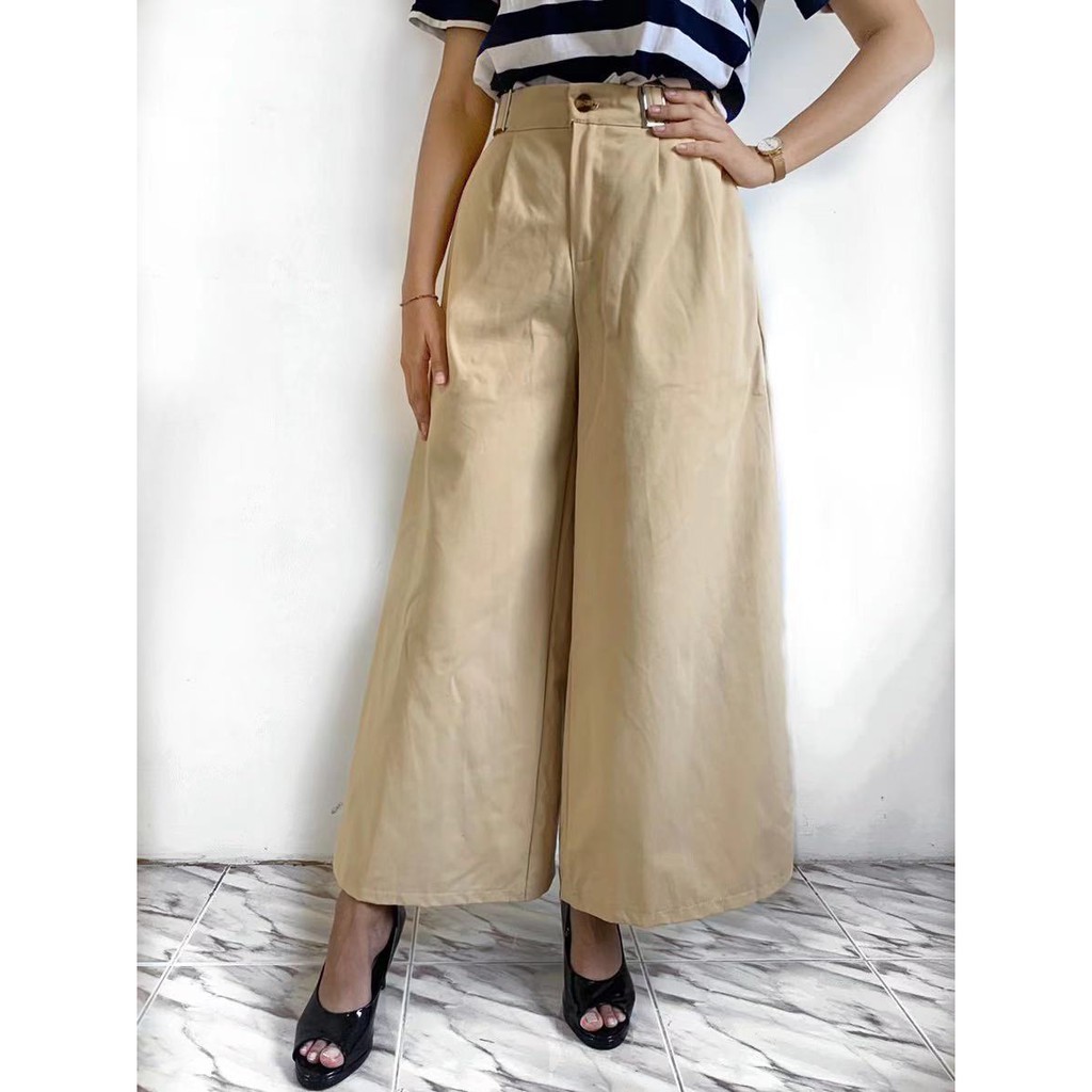 กางเกง-กางเกงผู้หญิง-กางเกงแฟชั่น-กางเกงขายาว-กางเกงสไตล์เกาหลี-กางเกงผ้าลินิน-กางเกงเอวสูง-6004