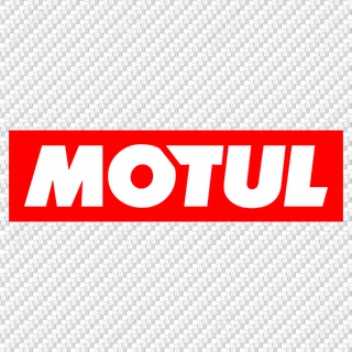 ภาพขนาดย่อของสินค้าสติกเกอร์ติดรถยนต์  สติกเกอร์ pvc กันน้ำ MOTUL ขนาด 3.5 x 13 cm ราคาชิ้นละ 19 บาท