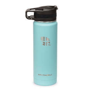 Earthwell กระบอกน้ำเก็บร้อน/เย็น รุ่น 20OZ VACUUM BOTTLE AQUA BLUE - ROASTER LOOP CAP