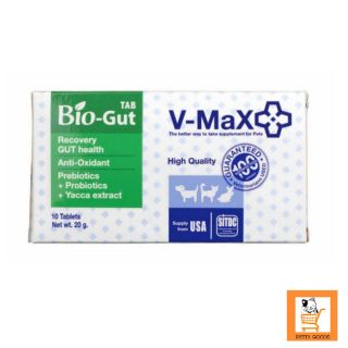 V-Max Bio-Gut ปรับสมดุลในระบบทางเดินอาหาร 10 เม็ด อาหารเสริม