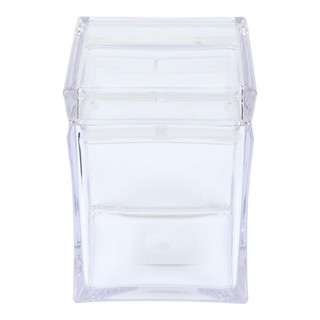 ขวดโหล ขวดโหลเหลี่ยม ฝาดึง CUBIC 1.22 ลิตร ภาชนะบรรจุอาหาร ห้องครัวและอุปกรณ์ CANISTER CUBIC SAN 1.22L