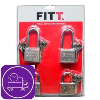 กุญแจ MK FITT 40 MM 4 ตัว/ชุด สีสเตนเลส