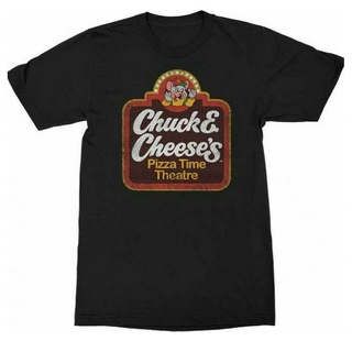 เสื้อยืดสตาร์ยุโรปและอเมริกาQwe122ev เสื้อยืดผ้าฝ้าย พิมพ์ลาย Nicki Minaj Chuck E Cheese Pizza Time Theater สีดํา สไตล์เ