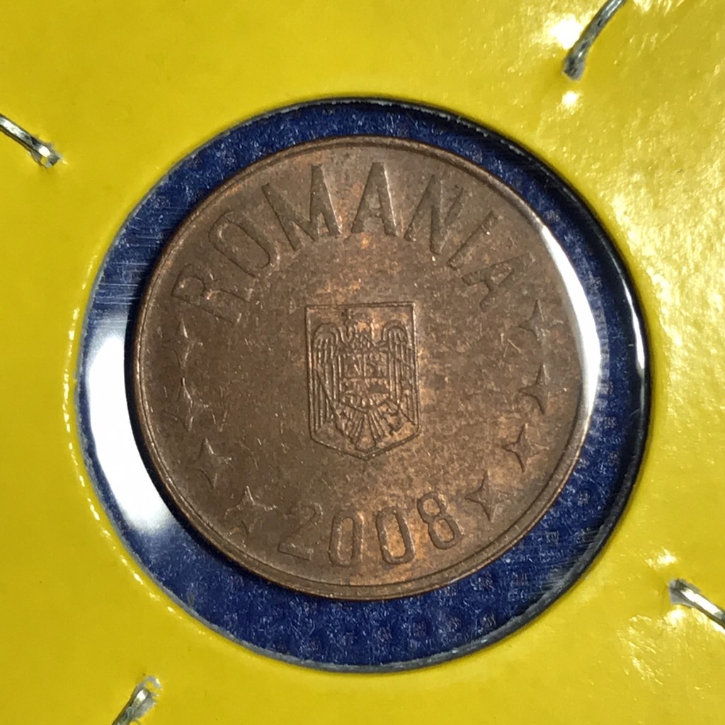 เหรียญรหัส14313-ปี2008-โรมาเนีย-5-bani-เหรียญต่างประเทศ-เหรียญสะสม-เหรียญหายาก