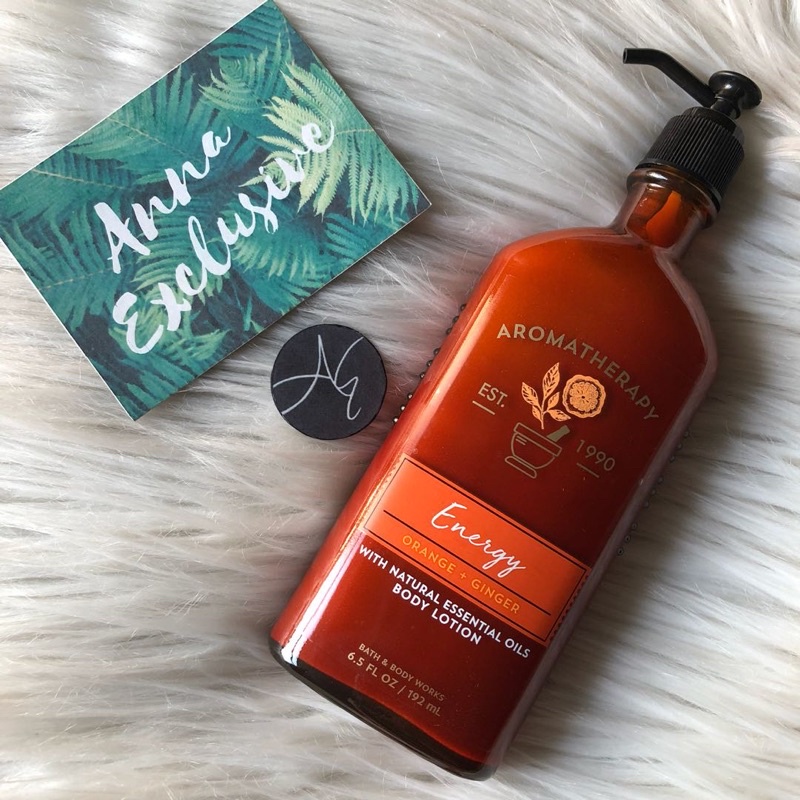 Bath & Body Works Aromatherapy Body Lotion Energy Orange Ginger 192 ml