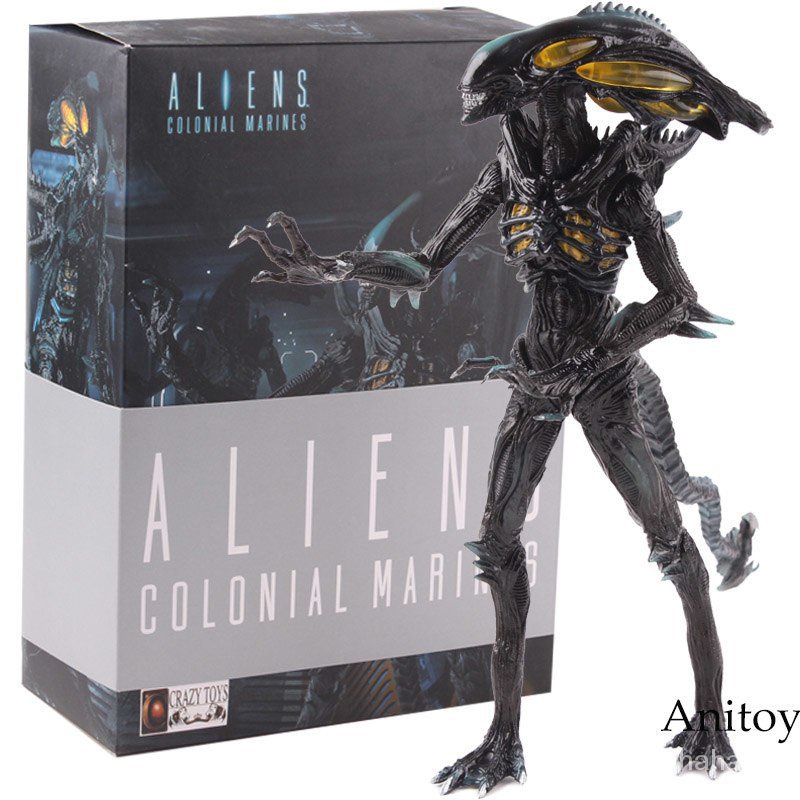 Crazy Toys Aliens Colonial Marines โมเดลตุ๊กตาเอเลี่ยน Pvc ของเล่น