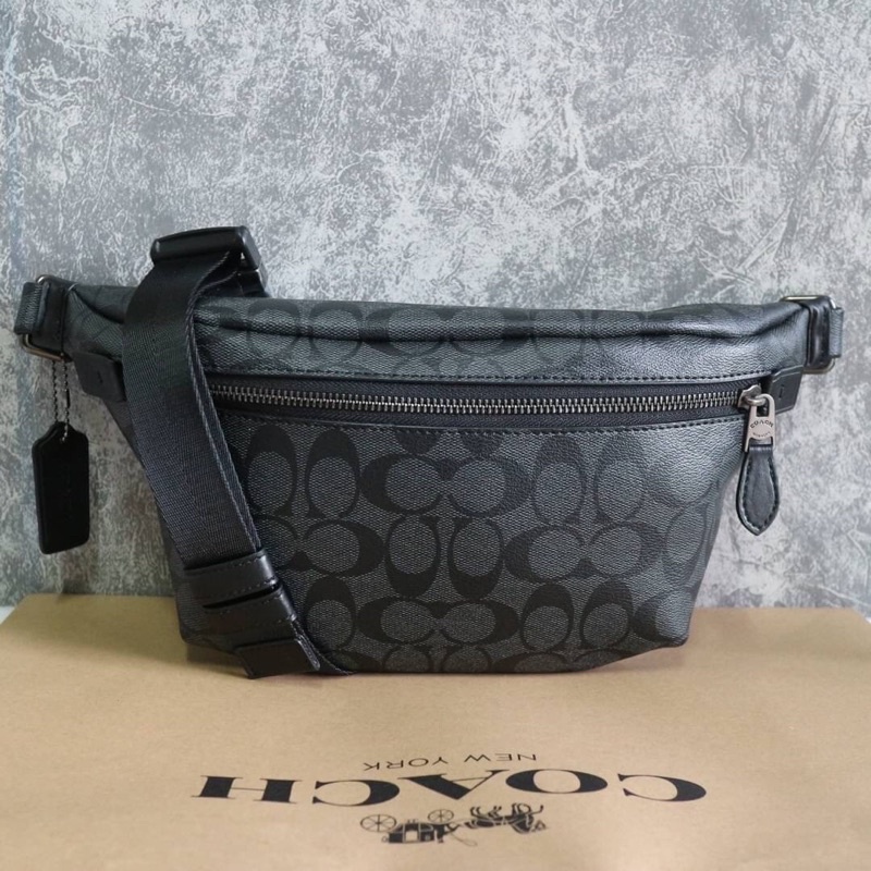 กระเป๋า-coach-c1411-grade-belt-bag-in-signature-canvas-สินค้า-coach-outlet
