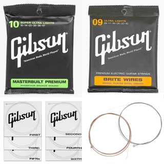 สินค้า Gibson strings สายกีต้าร์อะคูสติกแบบใส