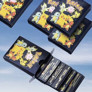 [BaiPester] Pokemon Cards Metal Black Gold Vmax GX Energy Card Rare Collection Battle Card