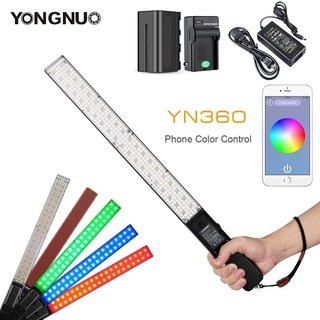 yongnuo yn 360 แท่งไฟ led ปรับสีได้ 3200 k to 5500 k rgb