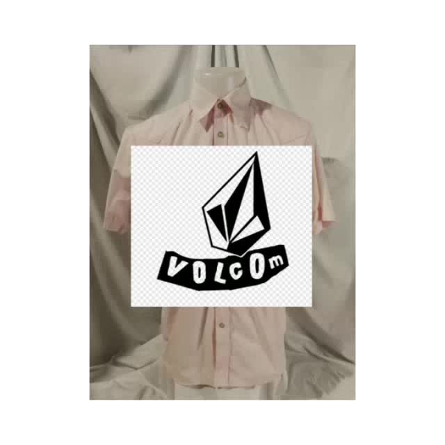 volcom-brand-2nd-hand-เสื้อเชิ้ตแขนสั้นผ้าฝ้าย-size-l-แท้มือสองกระสอบนำเข้า