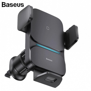 Baseus car mount holder wireless charger ที่จับมือถือ ที่วางโทรศัพท์ในรถยนต์ แท่นชาร์จไร้สาย ชาร์จไร้สายได้ ที่วางมือถือ