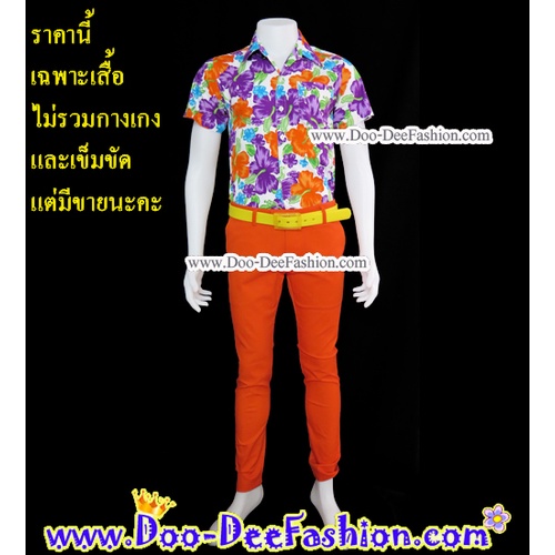 เสื้อลายดอก-s011-เสื้อสงกรานต์-เสื้อแหยม-เชิ้ตลายดอก-เชิ๊ตลายดอก-เสื้อลายดอกผู้ชาย-up-ไซส์-s-รอบอก-38-นิ้ว