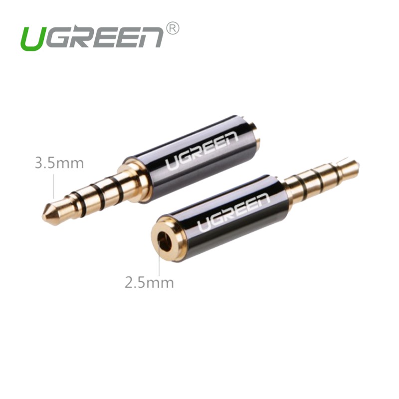 ภาพหน้าปกสินค้าUGREEN รุ่น 20502 3.5mm Male Jack to 2.5mm Female Plug 4 Pole Head Phone Earphone Stereo Audio Adapter Connector จากร้าน gadgetvilla บน Shopee