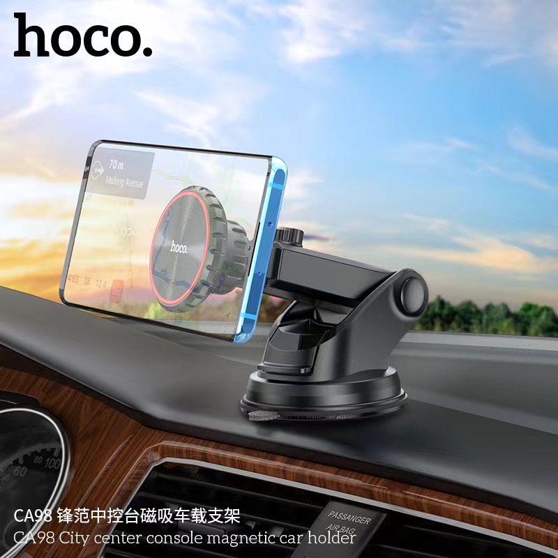 hoco-ca98-magnetic-car-holder-ที่วางโทรศัพท์มือถือในรถยนต์แบบแม่เหล็ก-ตั้งบนคอนโซลหรือกระจก