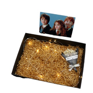 Harry Potter เครื่องประดับทำมือของขวัญตุ๊กตาวันเกิดรุ่น Hermione Ron ตุ๊กตาของเล่นรอบชุดกล่องตาบอด