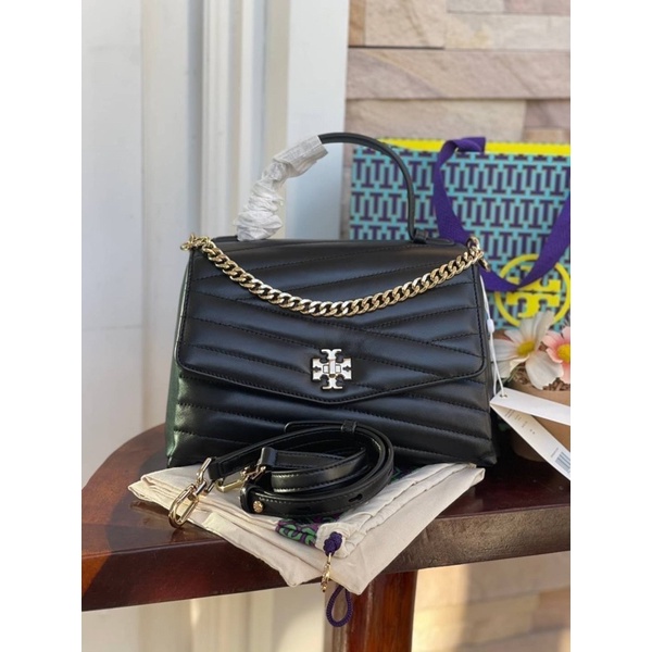 TORY BURCH Kira Chevron Tophandle Satchel Shopee Thailand