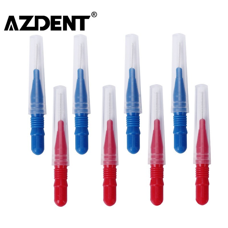 azdent-interdental-ไหมขัดฟันไม้จิ้มฟันไม้จิ้มฟันแบบแท่ง