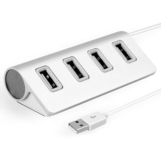 พร้อมส่ง USB 2.0 Hub 4 Ports ขยาย ยูเอสบี 1 ออก 4 อลูมิเนียม แข็งแรง พกพาสะดวก