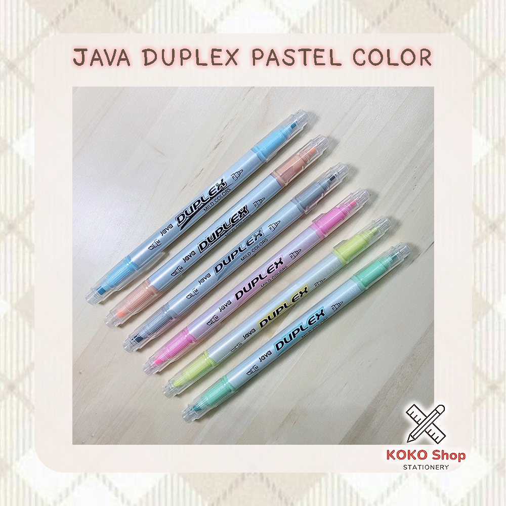 Java Duplex Mild Pastel Colors Twin Head -- จาวา ดูเพล็กซ์ มายด์ พาสเทล ...