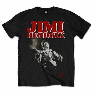 เสื้อยืดผ้าฝ้ายพิมพ์ลายคลาสสิก เสื้อยืด พิมพ์ลาย JIMI HENDRIX สําหรับผู้ชาย และผู้หญิง