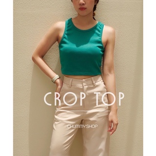 เสื้อCrop Top สีพื้น🧵