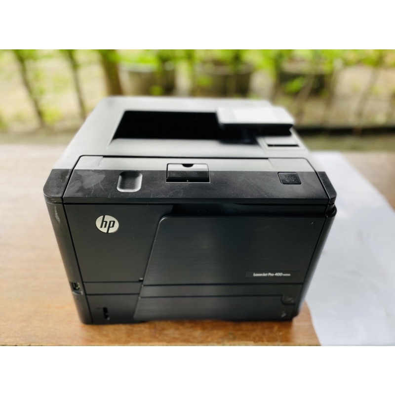 hp-pro400-m401dnมือสองพร้อมใช้งานหมึกใหม่100