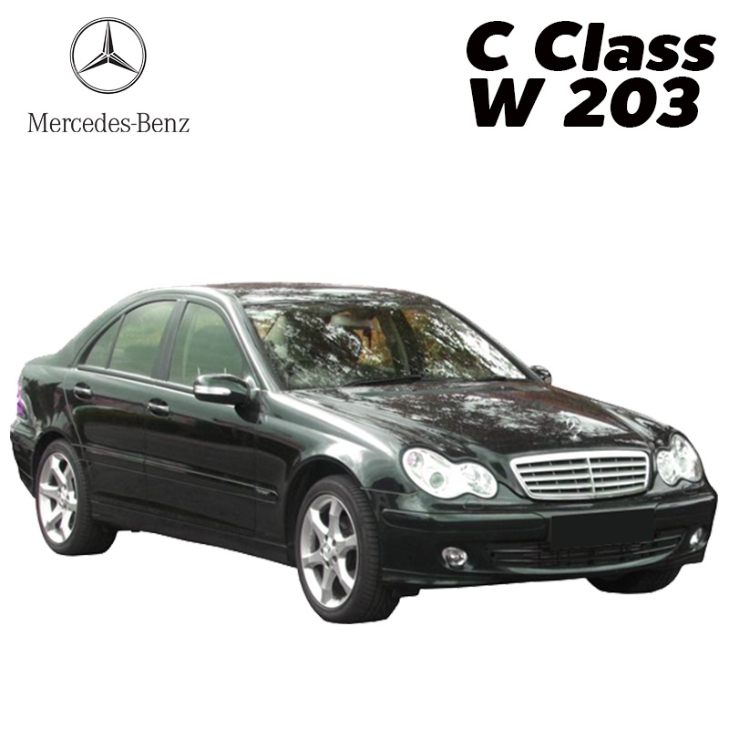 พรมปูพื้นรถยนต์-พรมกระดุม-รถ-mercedes-benz-c-class-w203-ชุดพรมพื้น-จำนวน-5-ชิ้น