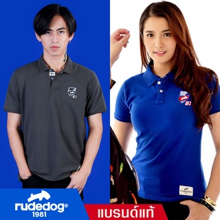 สินค้า rudedog Polo เสื้อโปโลผู้หญิง เสื้อโปโลผู้ชาย รุ่น F1 ของแท้ 100%