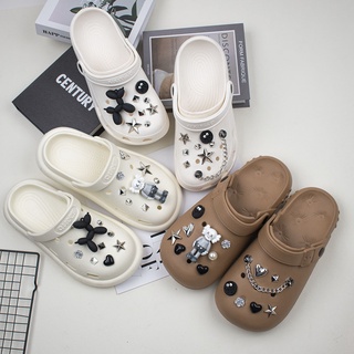 ชุดลูกโป่ง ติดกระดุม รูปสุนัข DIY สําหรับตกแต่งรองเท้า Crocs