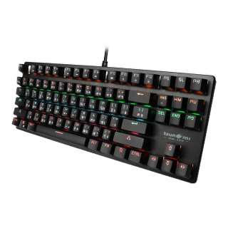 (ลด ล้าง สต๊อก) คีย์บอร์ดเกมมิ่ง Tsunami Outemu MK-03 87Keys TKL Mechanical Gaming Keyboard Blue Switch รับประกัน 2 ปี