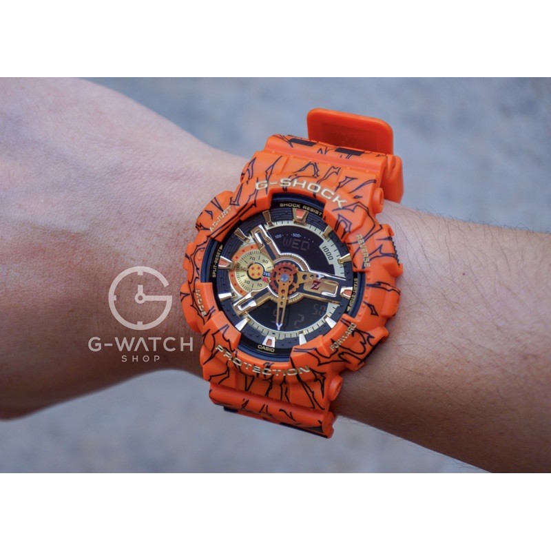 ประกันศูนย์บริษัทเซ็นทรัล-cmg-1-ปี-dragon-ball-z-x-g-shock-ga-110jdb-1a4-ga-110jdb-limitededition