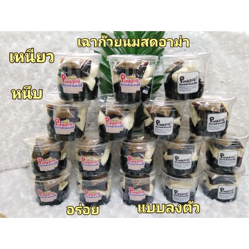 เฉาก๊วยนมสด เฉาก๊วยนมสดอาม่า Pinkpig Homemade จัดส่งเฉพาะวันจันทร์ | Shopee  Thailand