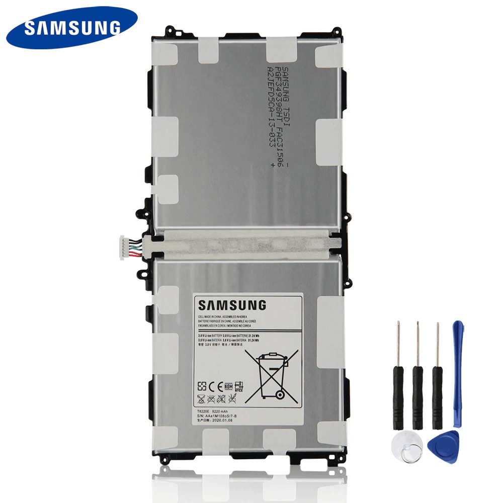 T8220E T8220K T8220U T8220C Sostituzione della batteria del laptop per Samsung Galaxy Note 10.1 2014 Edition SM-P600 SM-P601 SM-P602(3G&Wifi,Turkey) SM- P605(LTE,3G&Wifi) SM-P605V(3.8V/8220mAh